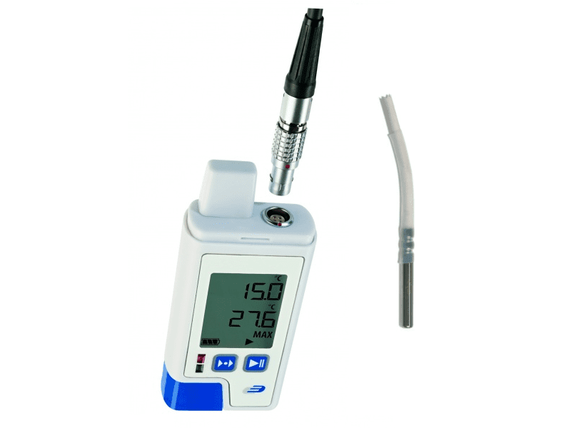 KVDLOG200E homerseklet adatgyujto belso es kulso Pt-100 erzekelovel